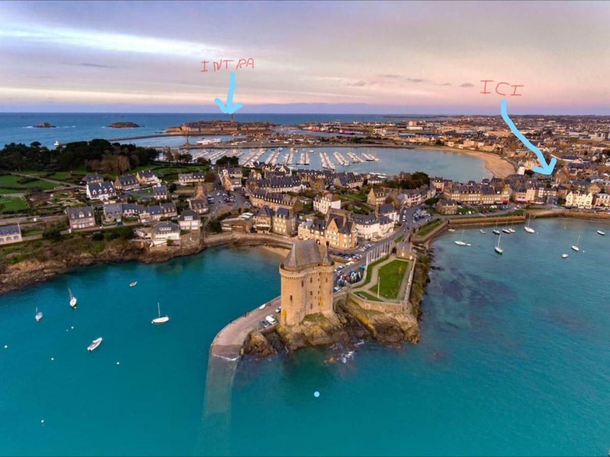 3 Pieces A 50 Metres Du Bord De Mer Saint-Malo Bagian luar foto